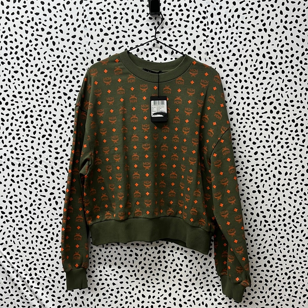 NWT MCM Logo Print Sweatshirt